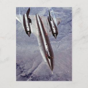 Cartão Postal SR-71 Blackbird