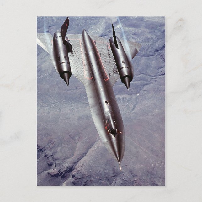 Cartão Postal SR-71 Blackbird (Frente)