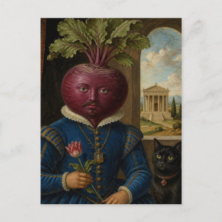 Cartão Postal Sr Beet e Seu Gato