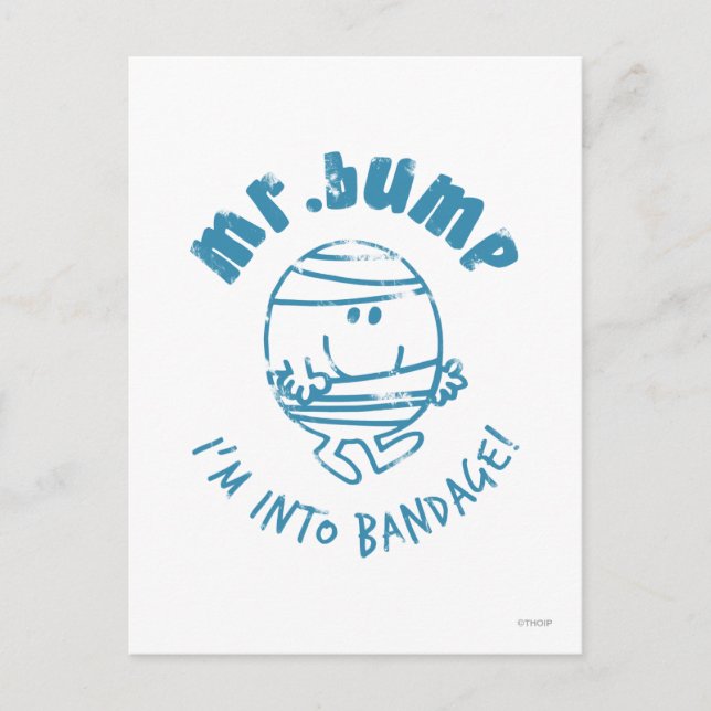 Cartão Postal Sr. Bump | Estou em Bandage (Frente)