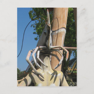 Cartão Postal Sr Crustáceo AKA Cabeça de Lagosta ... Inferno Bud