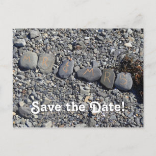 Cartão Postal Sr. e Sra. Beach Rocks no porto Bar