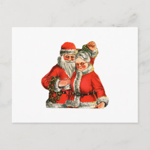 Cartão Postal Sr. e Sra. Claus