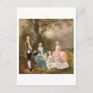 Cartão Postal Sr. e Sra. John Gravenor e suas Filhas, Eliz