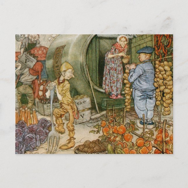 Cartão Postal Sr e Sra Vinagre e História Inglesa (Frente)