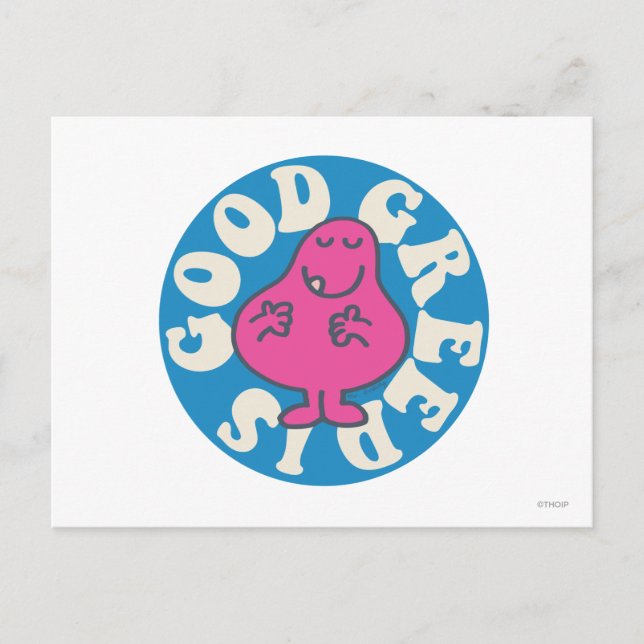 Cartão Postal Sr. Greedy | A avareza é boa (Frente)