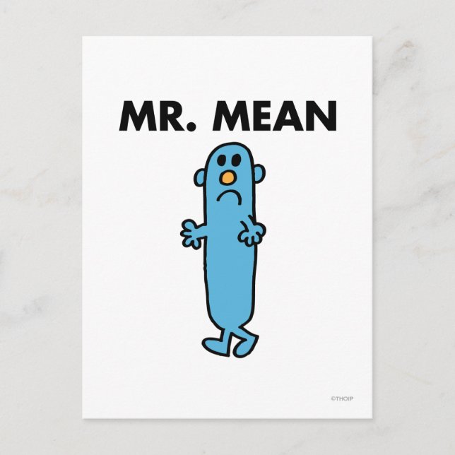 Cartão Postal Sr. Mean | Dose clássica (Frente)