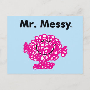 Cartão Postal Sr. Men O Sr. Messy É Bonito, Mas Mensal