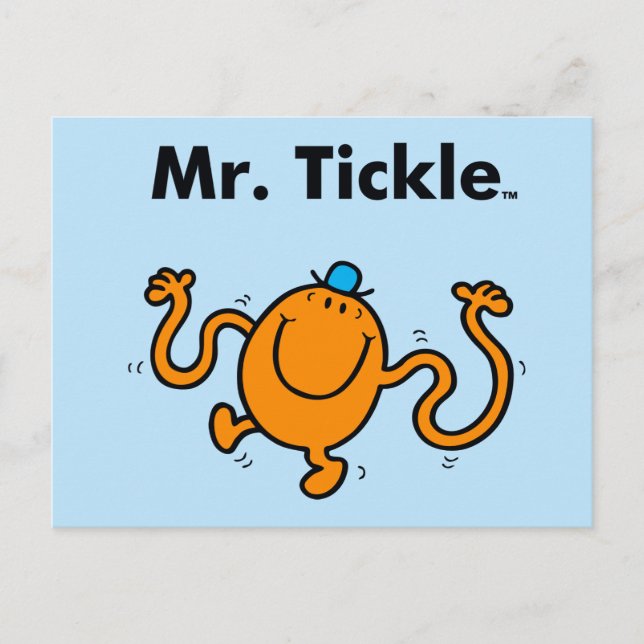 Cartão Postal Sr. Men | Tickle Will Tickle (Frente)