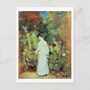 Cartão Postal Sra. Constable em seu Jardim