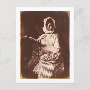 Cartão Postal Sra. Hall, Newhaven, c.1843-47 (impressão de pape
