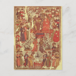 Cartão Postal Sra. Supp. Pers.Genghis Khan e sua esposa