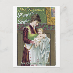 Cartão Postal Sra. Winslows Soothing Syrup
