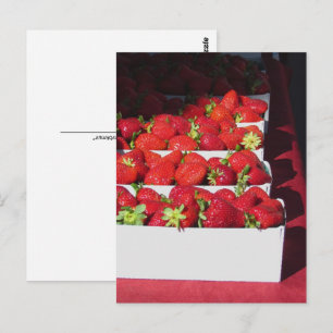 Cartão postal - Srawberry Baskets (vrt)