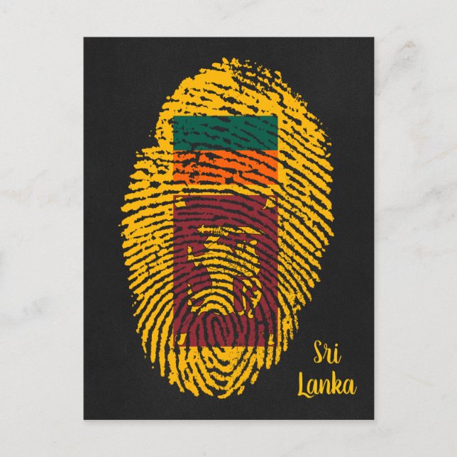 Cartão Postal Sri Lanka (Frente)