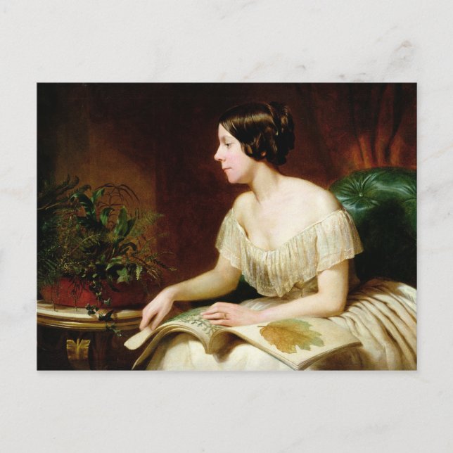 Cartão Postal Srta. Anne Pratt, a famosa botânica (Frente)