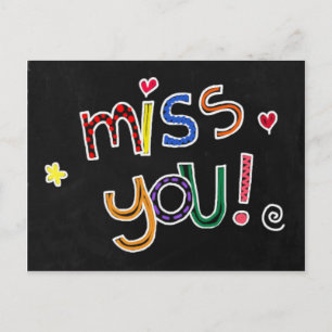 Cartão Postal Srta. Cartaz, não a vi