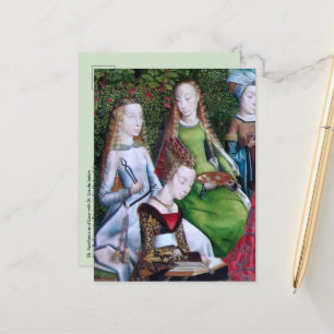 Cartão Postal SS. Apolônia e Lúcia (com Sta. Úrsula)