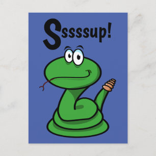 Cartão Postal Sssssup! Cobra
