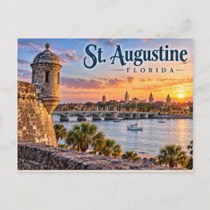 Cartão Postal St. Augustine Flórida