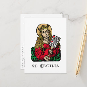 Cartão Postal St. Cecília com Quadro de Hinos (Nuremberg)