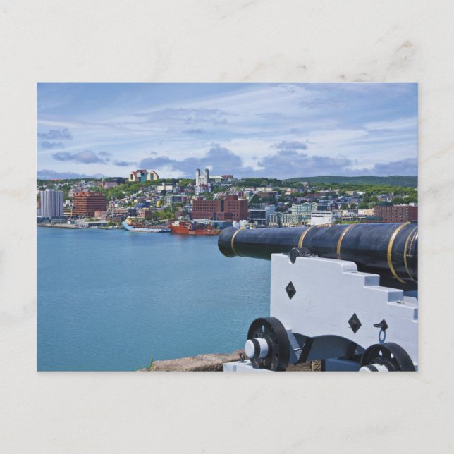 Cartão Postal St. John's, Terra Nova e Labrador, Canadá, a orla  (Frente)