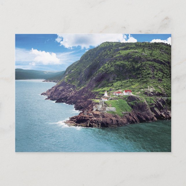 Cartão Postal St. John's, Terra Nova e Labrador, Canadá, Forte h (Frente)