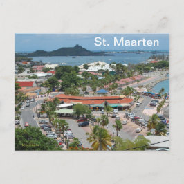 Cartão Postal St. Maarten - Baía de Marigot