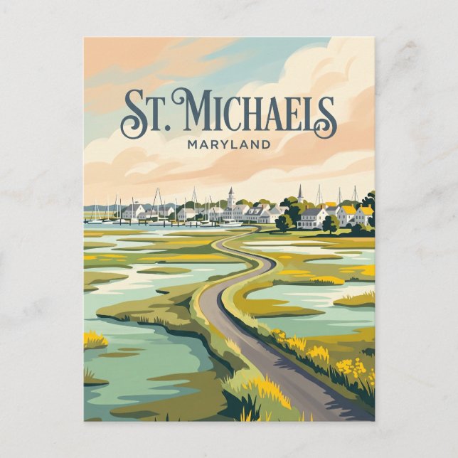 Cartão Postal St. Michaels Maryland (Frente)