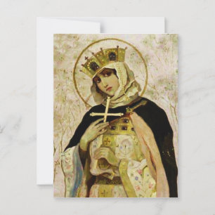 Cartão Postal “St Olga” por Mikhail Nesterov