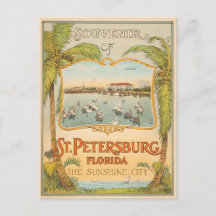 St Petersburg Flórida A Cidade do Sol vintage