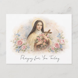 Cartão Postal St. Therese de Lisieux "Caminho Pequeno"