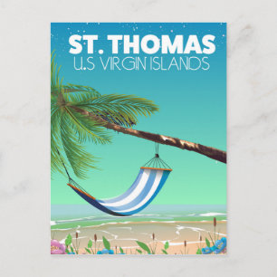 Cartão Postal St Thomas Ilhas Virgens Americanas.