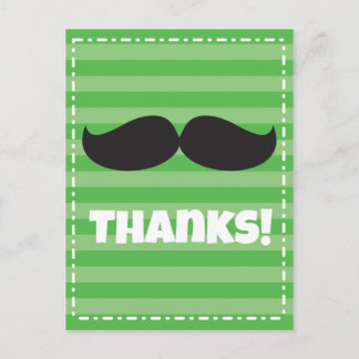 Cartão Postal Stache Green