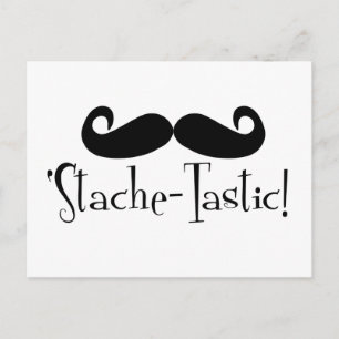 Cartão Postal "Stache-tastic