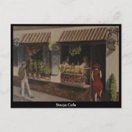 Cartão Postal Stacja Cafe, Poznan (Polônia)