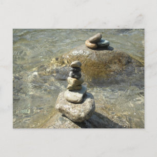 Cartão Postal Stacked Rocks Postcard