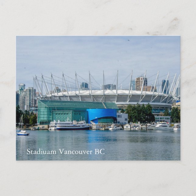 Cartão Postal Stadium Vancouver British Columbia (Frente)