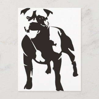 Cartão Postal Staffy