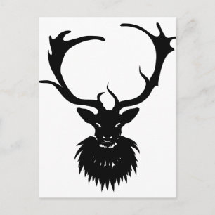 Cartão Postal Stag Misterioso