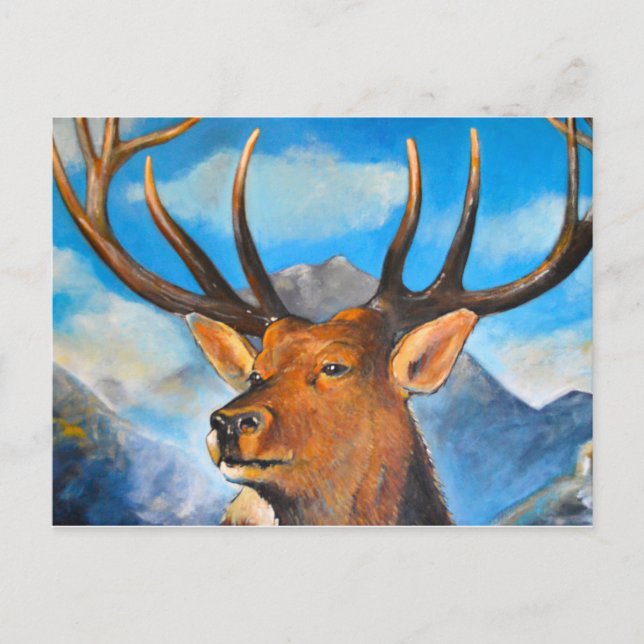 Cartão Postal Stags Breath. (Frente)