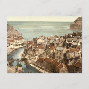 Cartão Postal Staithes, Yorkshire, Inglaterra