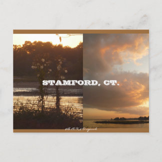 Cartão Postal Stamford, CT outono 2009