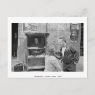 Cartão Postal Stand, Bilbao, Espanha, 1985.