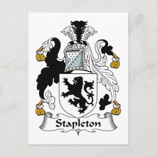 Cartão Postal Stapleton Family Crest