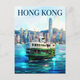Cartão Postal Star Ferry Hong Kong