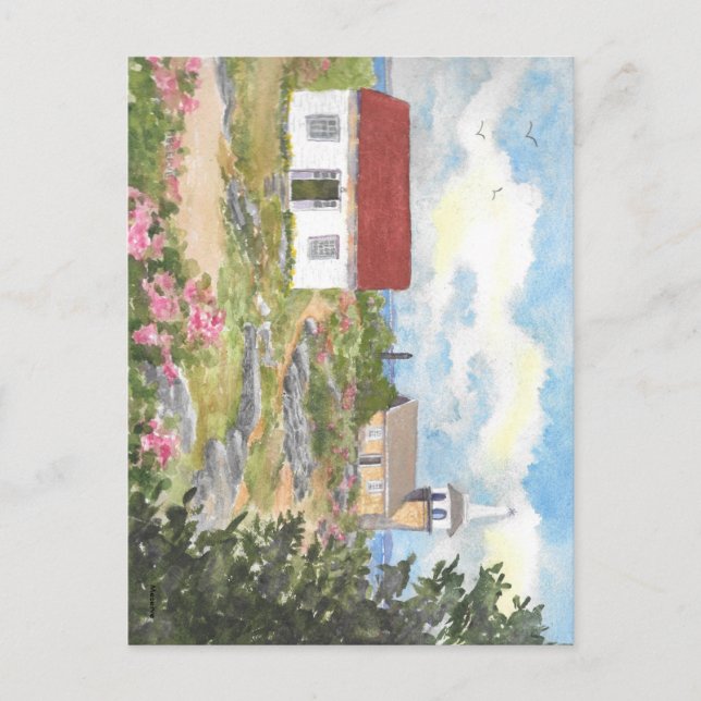 Cartão Postal Star Island Room Ver uma vista na Ilha dos Sapatos (Frente)