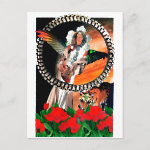 Cartão Postal Star Princess e Tiger CricketDiane Fantasy Art