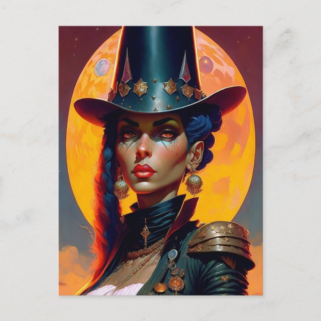 Cartão Postal Star Witch (Frente)