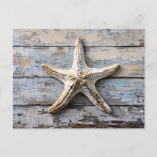 Cartão Postal Starfish Russo na Madeira Atacada